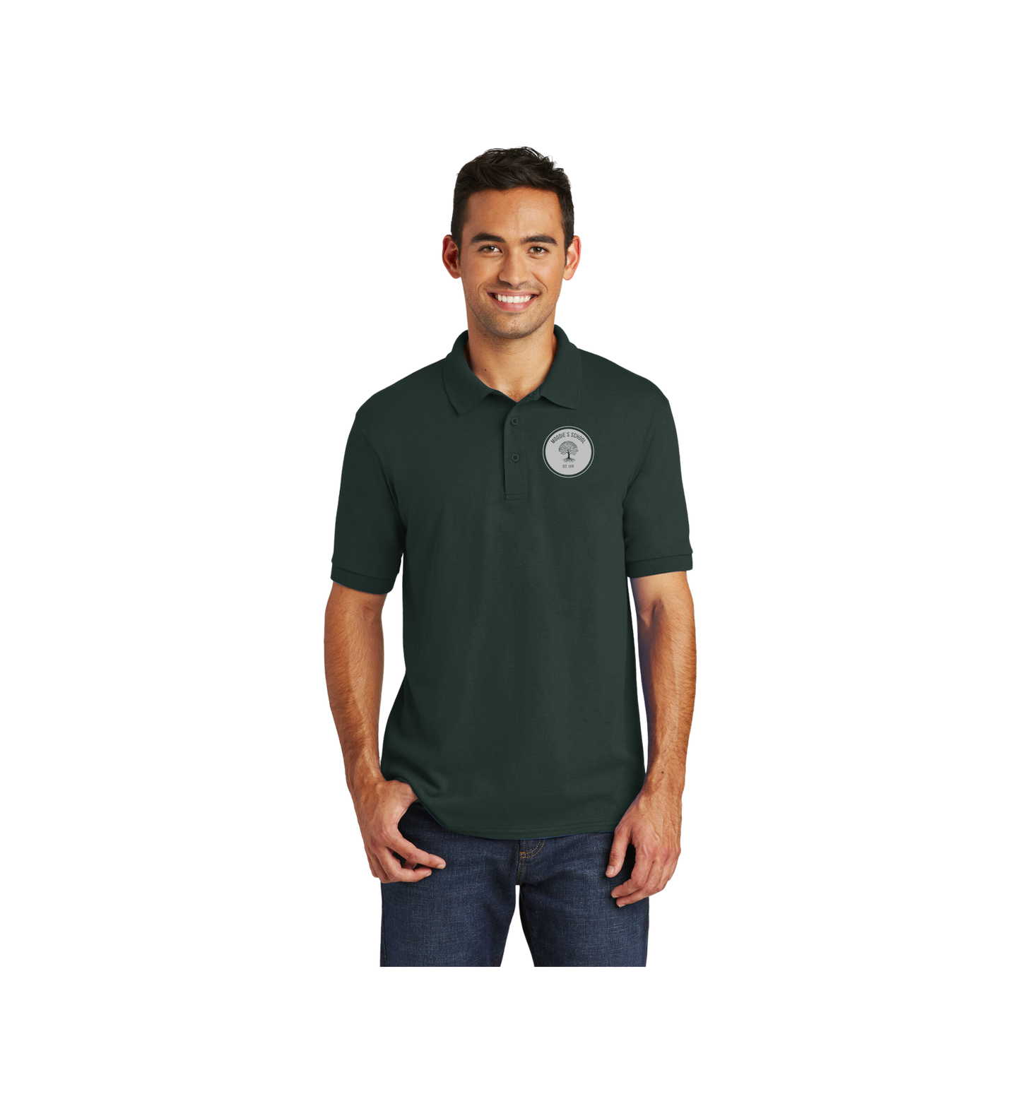 Moodie's School Unisex Port & Company® Core Blend Jersey Knit Polo