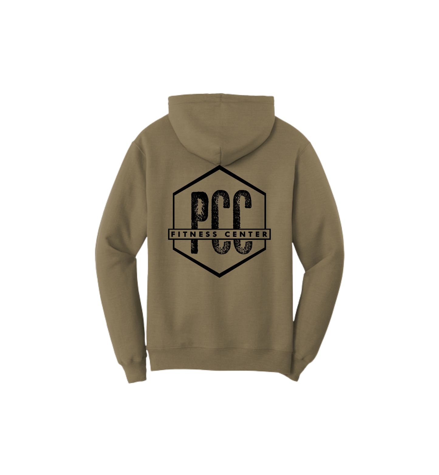 PCC Fitness Center Staff Port & Company Core Fleece Pullover Hooded Sweatshirt