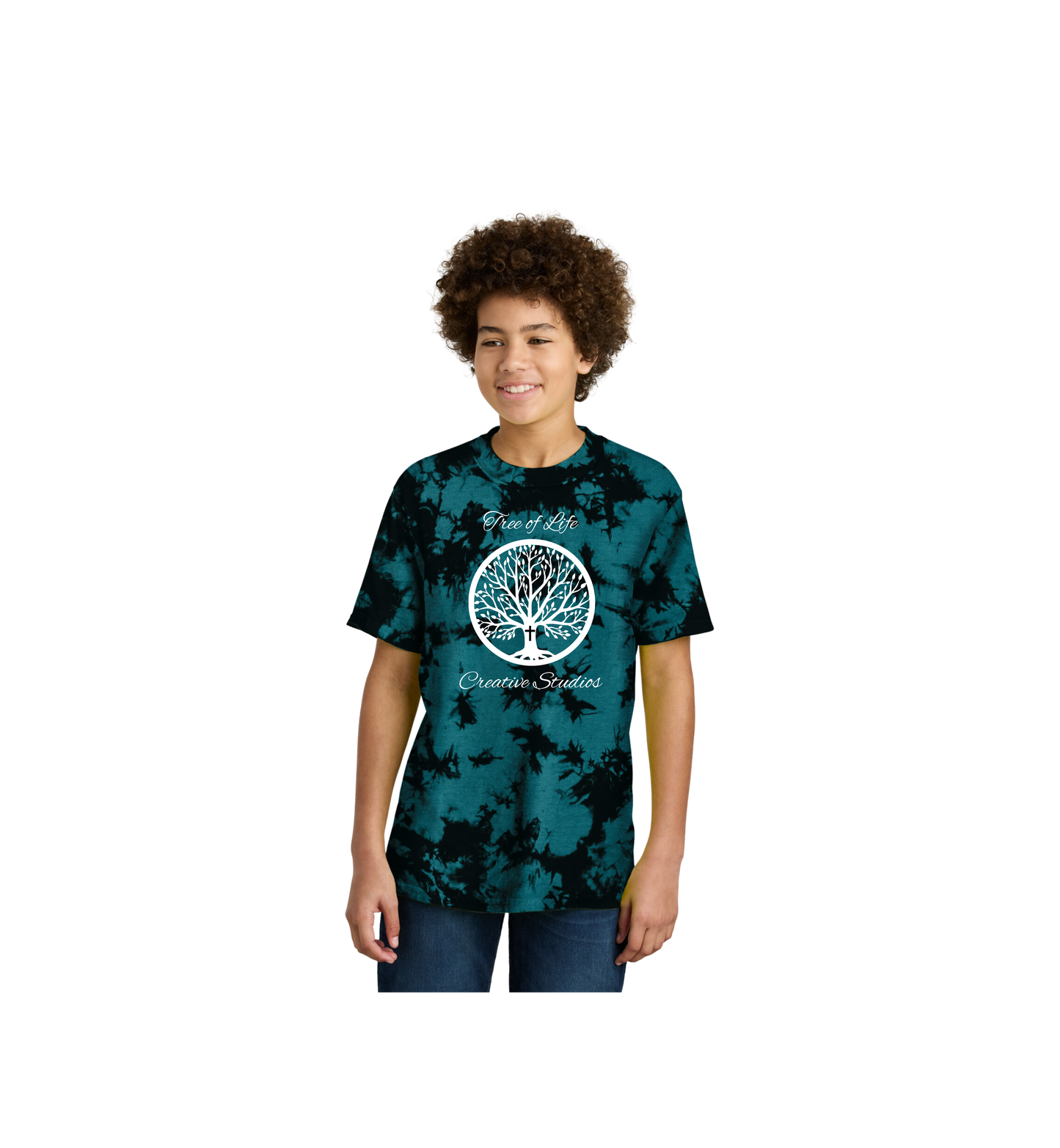 Tree of Life Youth Port & Company ® Youth Crystal Tie-Dye Tee