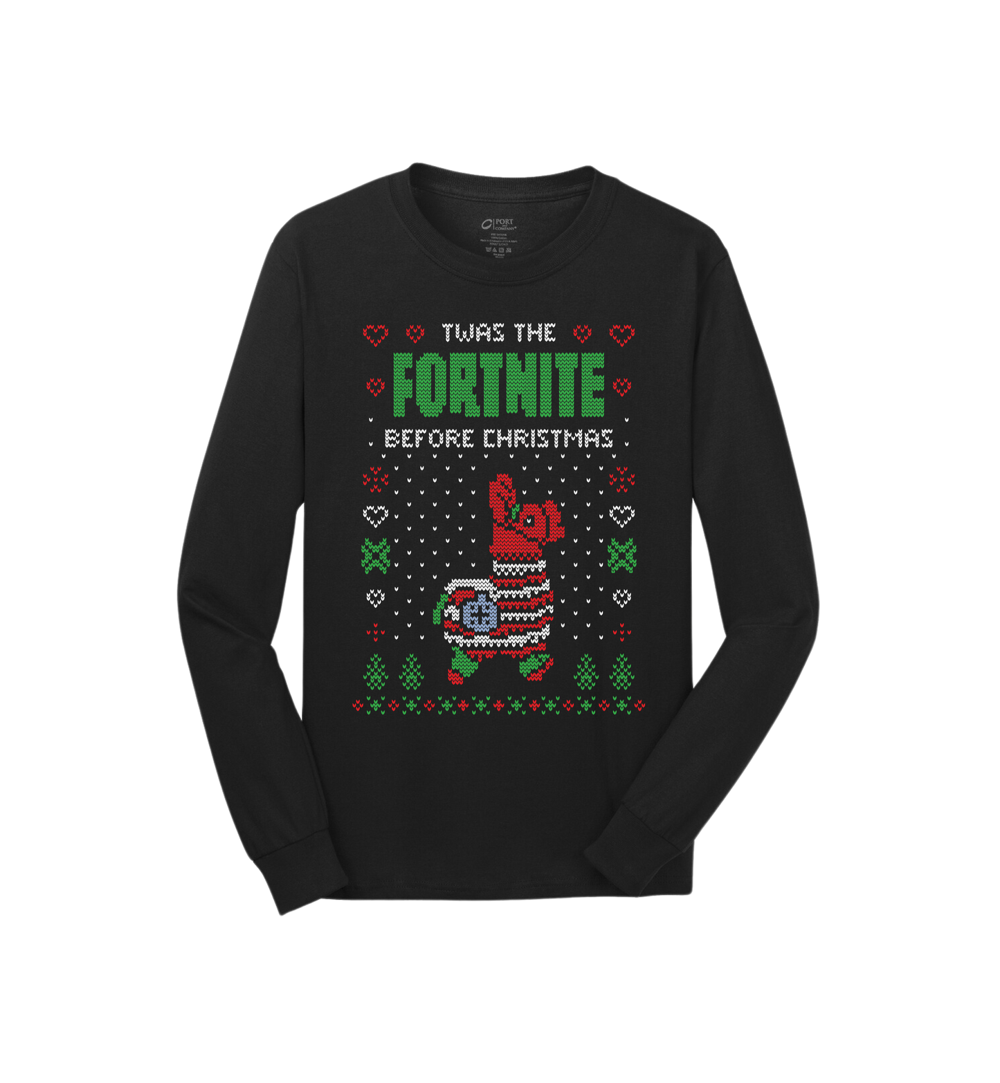 Twas the Fortnight Before Christmas Ugly Christmas Sweater Tee
