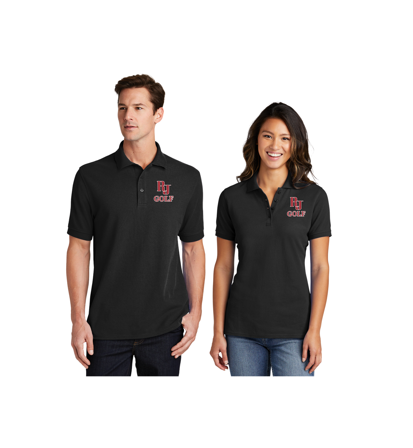 Red Jacket Golf Port & Company® Combed Ring Spun Pique Polo