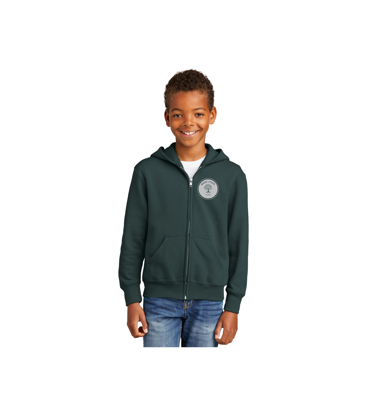 Moodie's School Port & Company® Core Fleece Full-Zip Hooded Sweatshirt