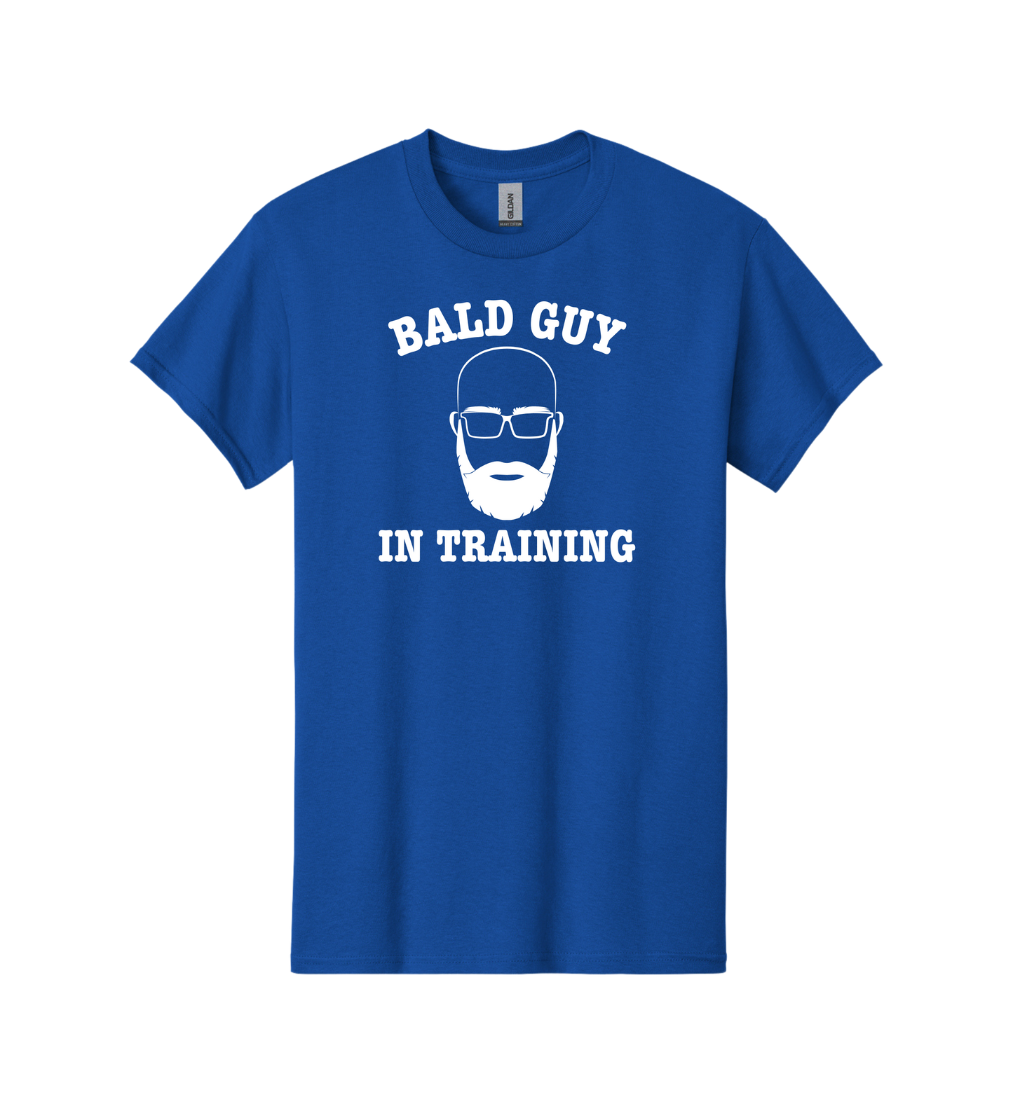 Bald Guy in Training Tee