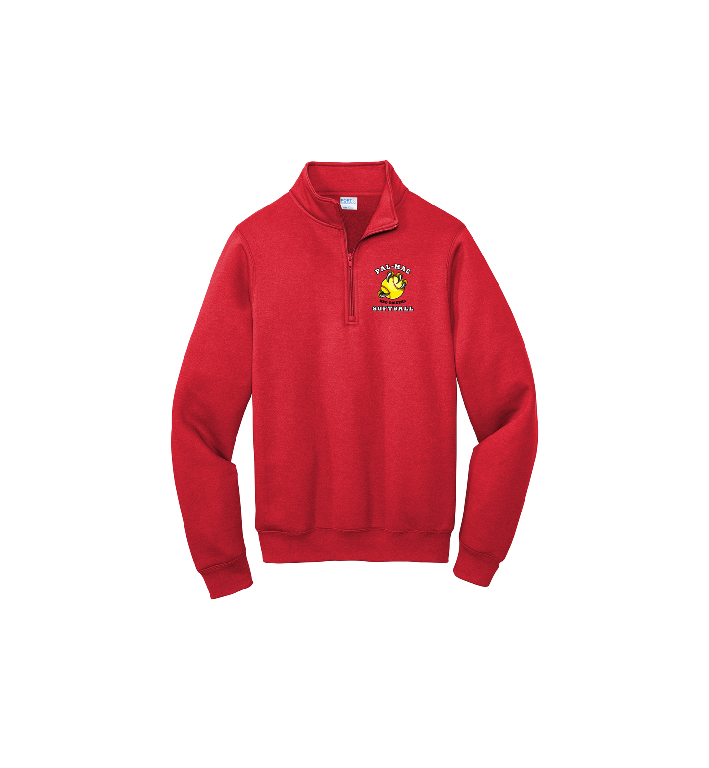 Pal-Mac Softball Fleece 1/4-Zip Pullover Sweatshirt