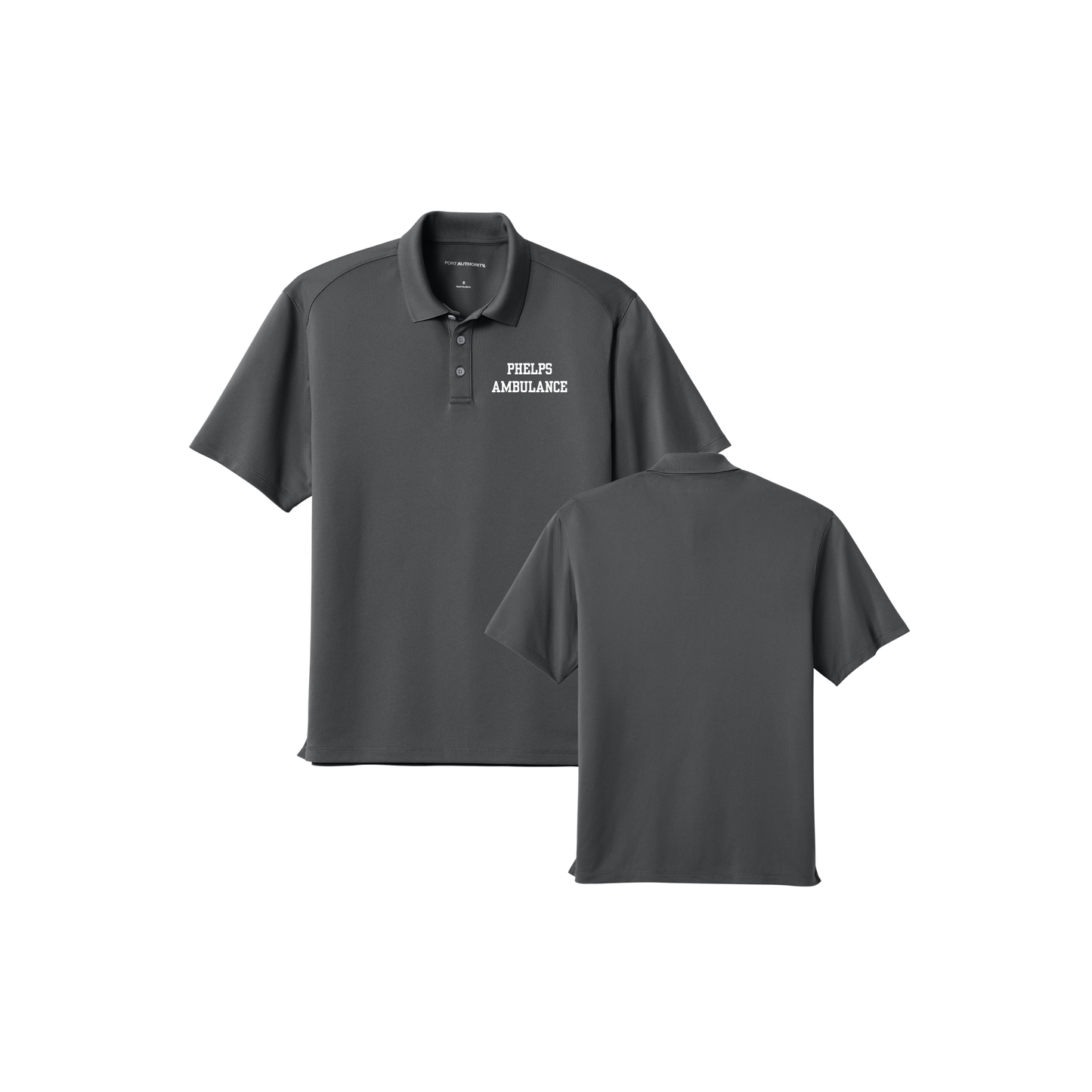 Phelps Ambulance Port Authority Wearever Performance Pique Polo