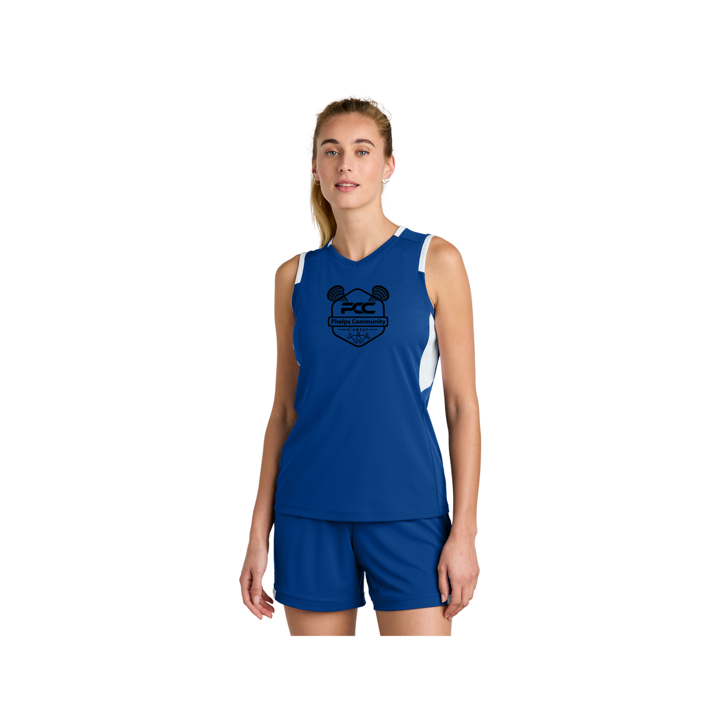 PCC Lacrosse Sport-Tek Women’s Club Sleeveless V-Neck