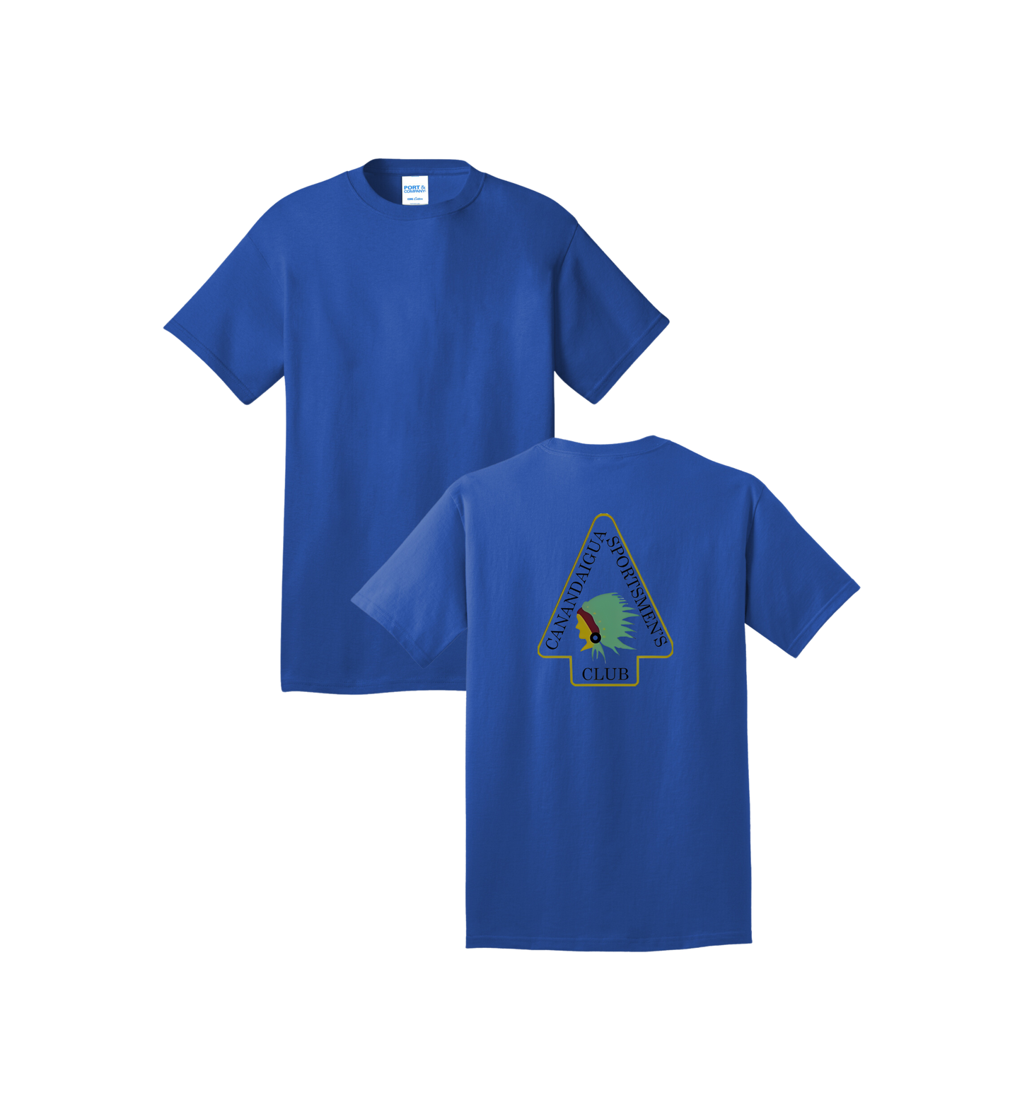 Canandaigua Sportsmen Royal Blue Tee