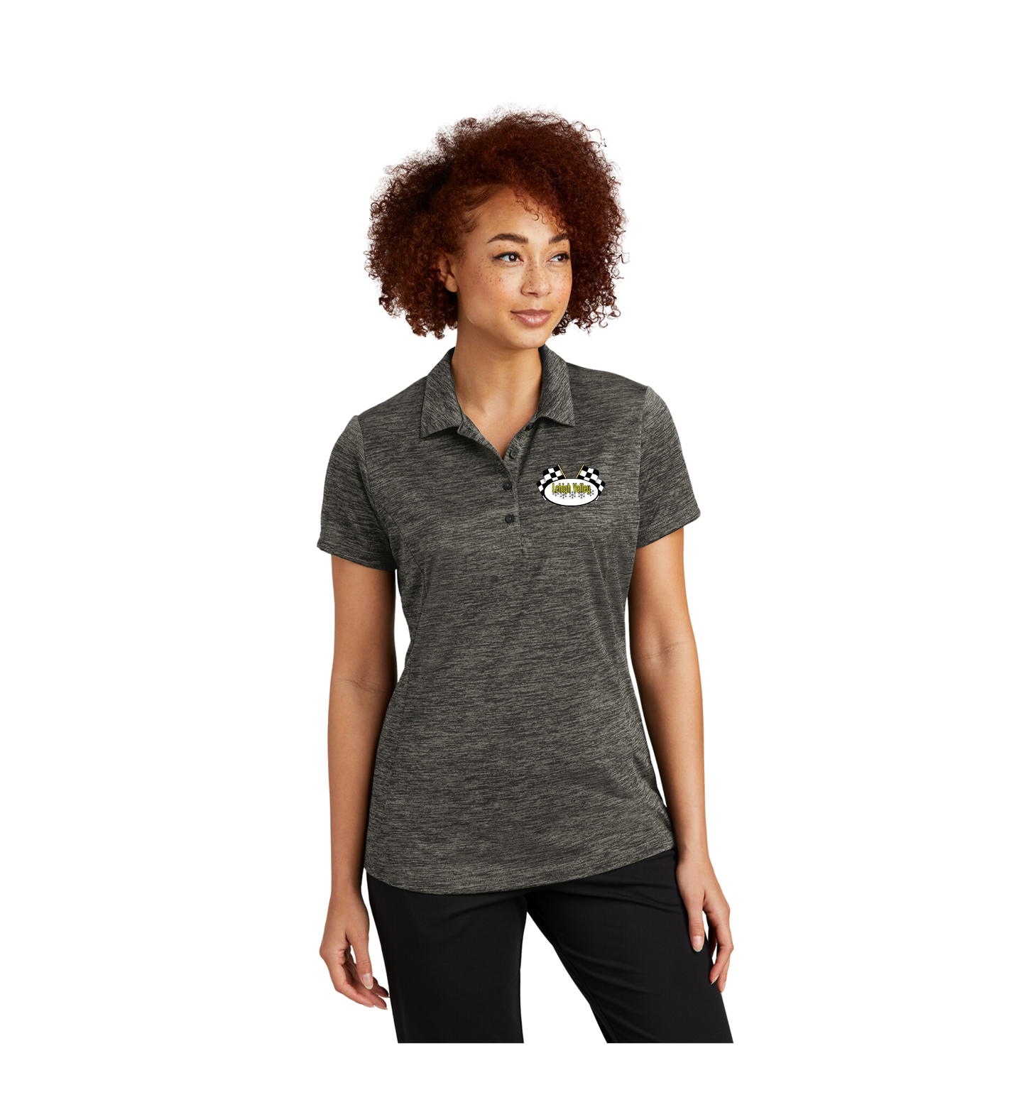 LVSR Sport-Tek® Women's PosiCharge® Electric Heather Polo