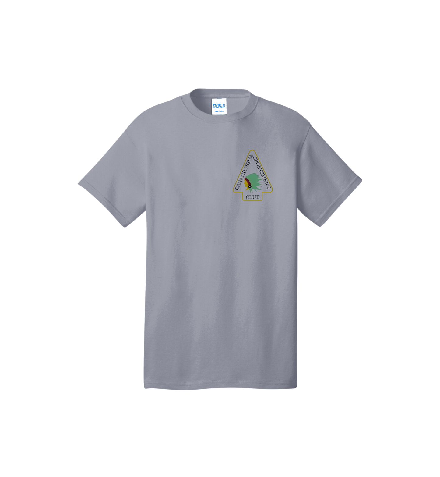 Canandaigua Sportsmen Silver Gray Tee