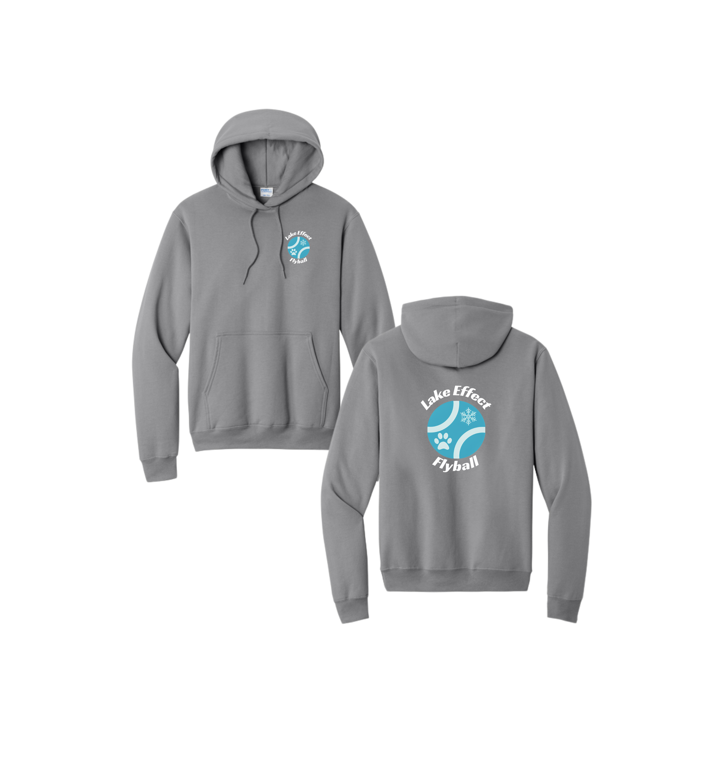 Lake Effect PC78H Port & Co Core Fleece Pullover Hooded Sweatshirt