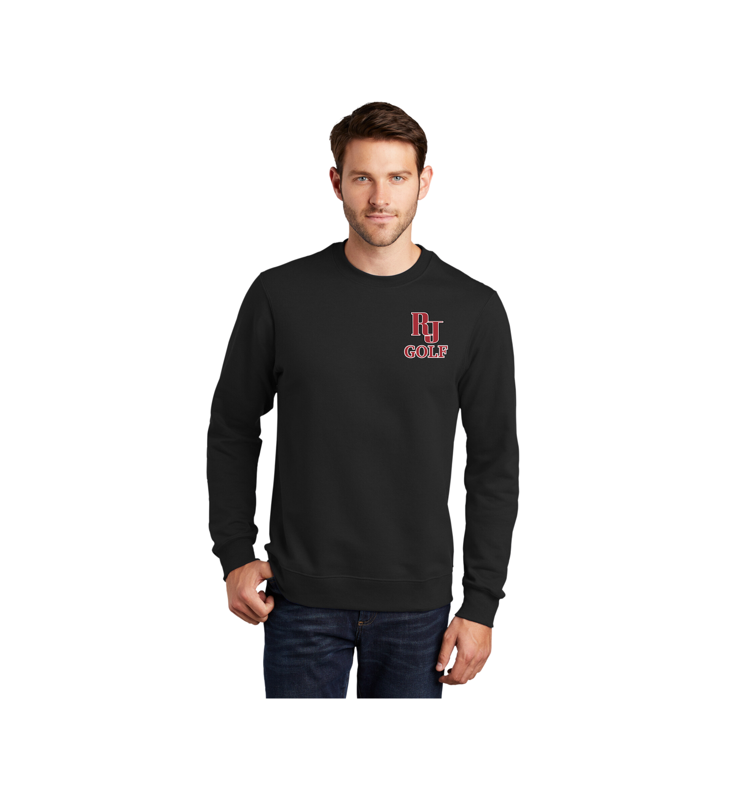Red Jacket Golf Unisex Port & Company® Fan Favorite™ Fleece Crewneck Sweatshirt