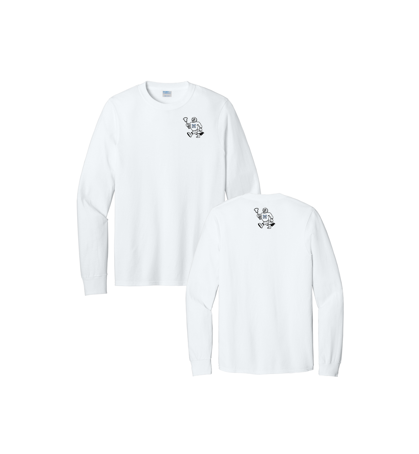 LAX Bundle - Port & Company® Long Sleeve Core Cotton Tee