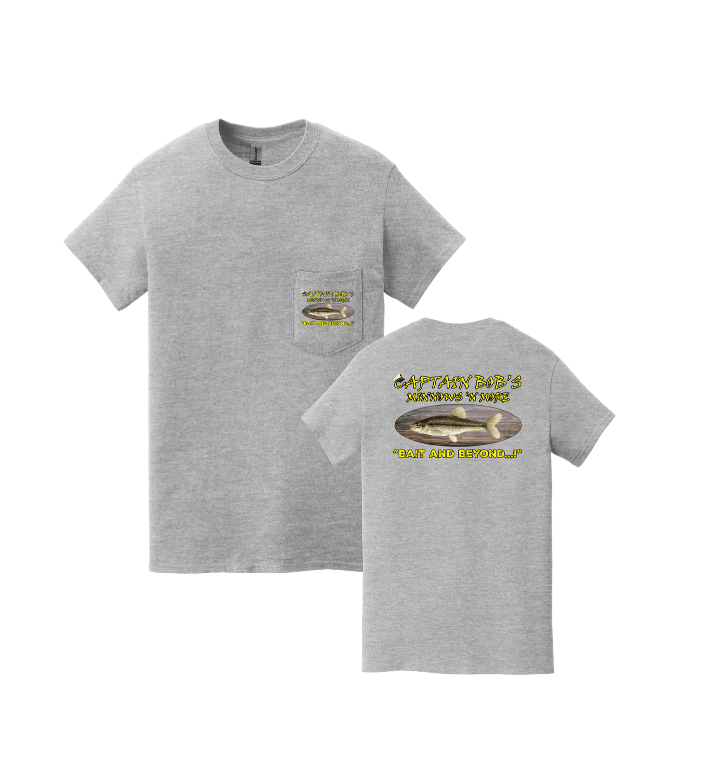 Captain Bob's Minnows 'n More Pocket Tee