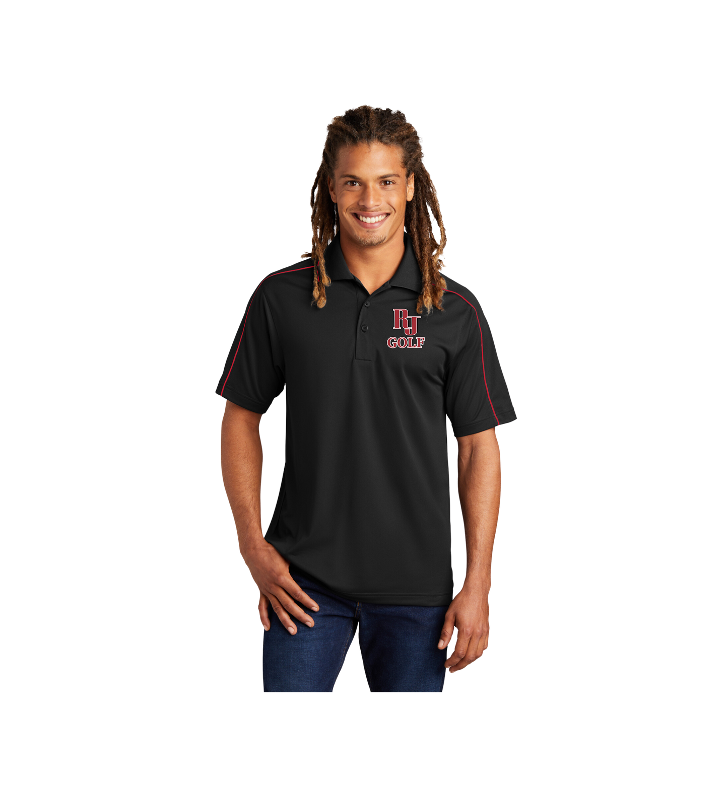 Red Jacket Golf Competition Sport-Tek® Micropique Sport-Wick® Piped Polo