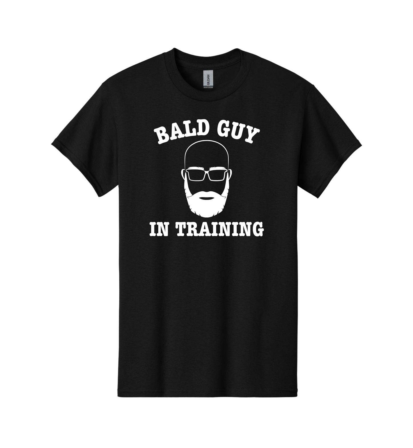Bald Guy in Training Tee