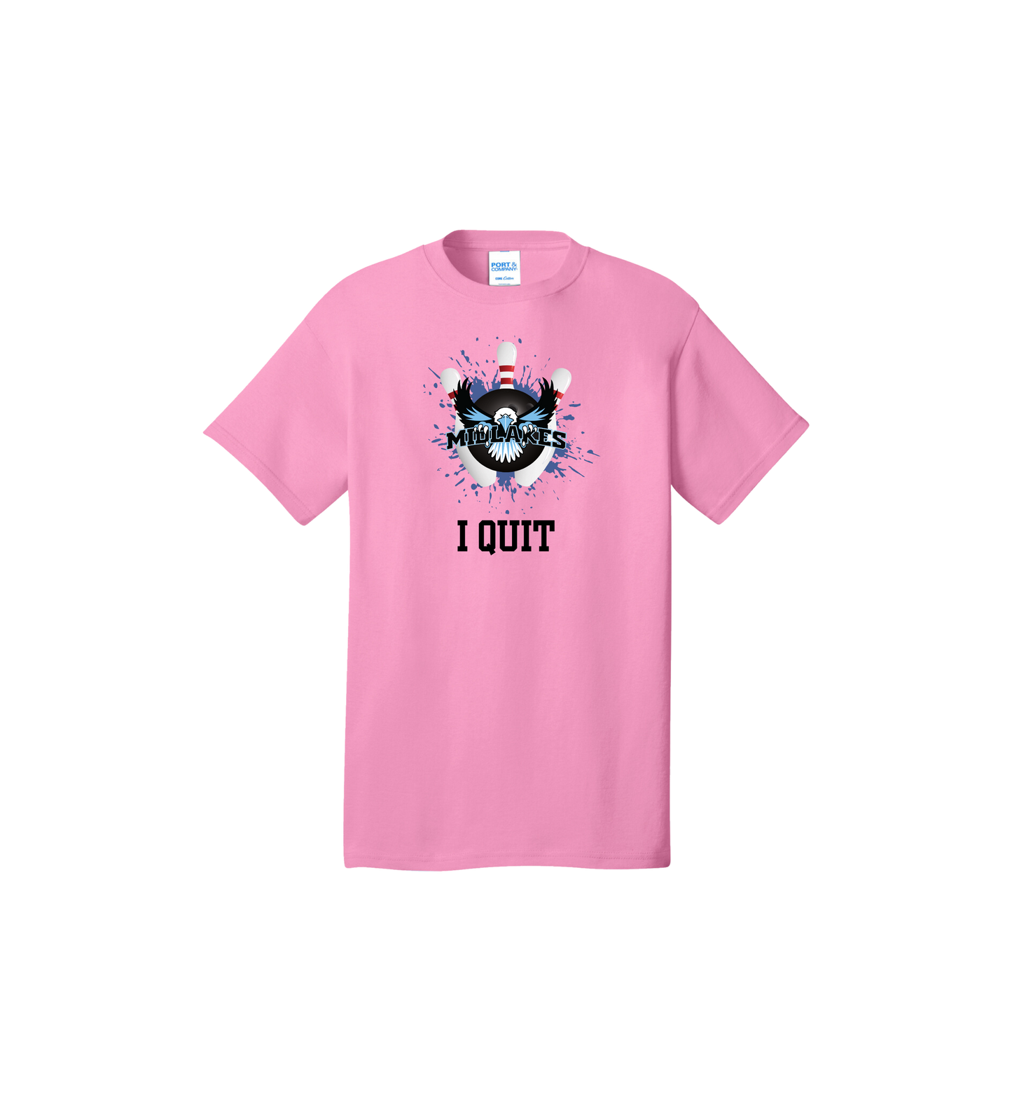 Midlakes Bowling "I QUIT" Tee