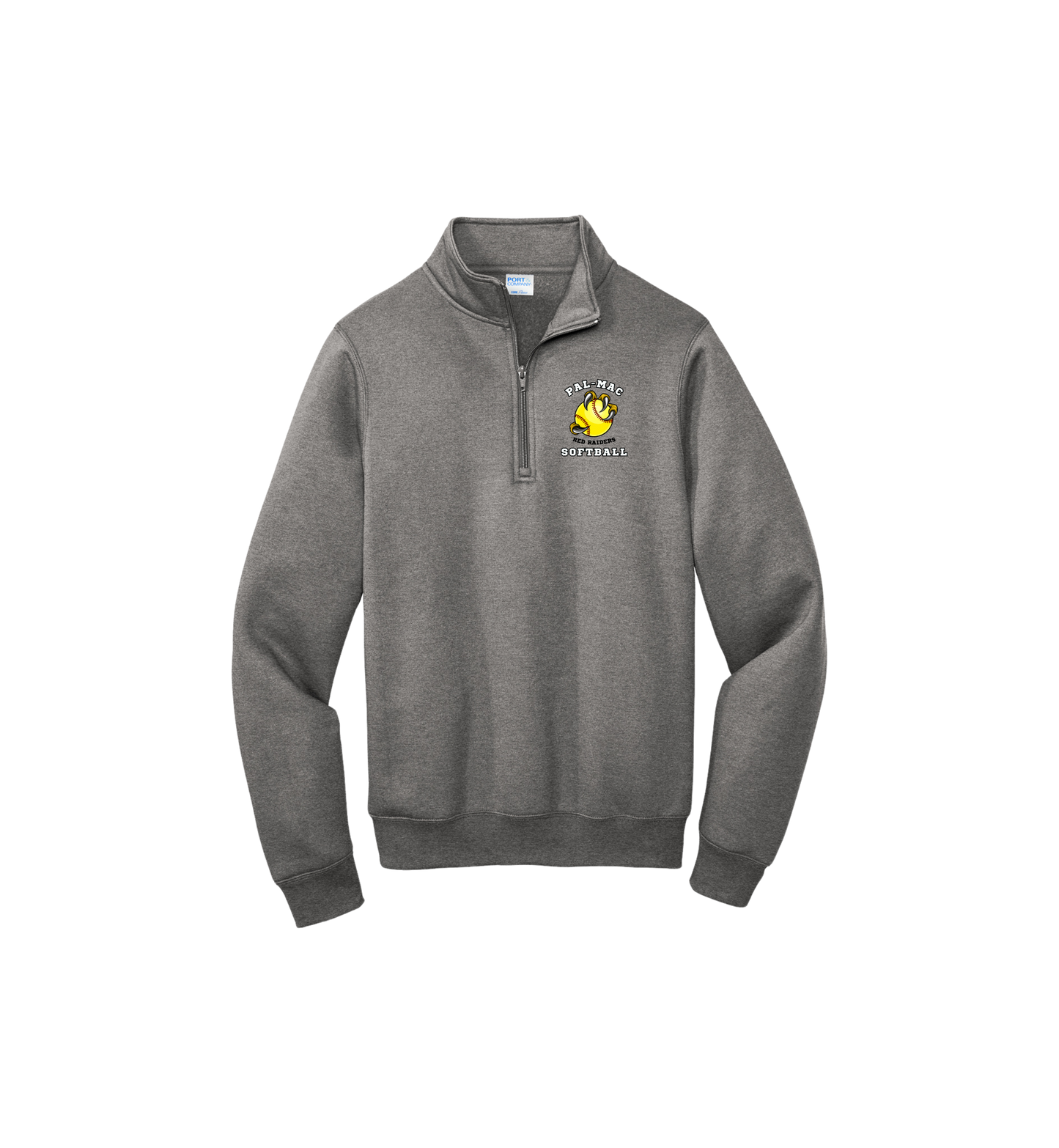 Pal-Mac Softball Fleece 1/4-Zip Pullover Sweatshirt