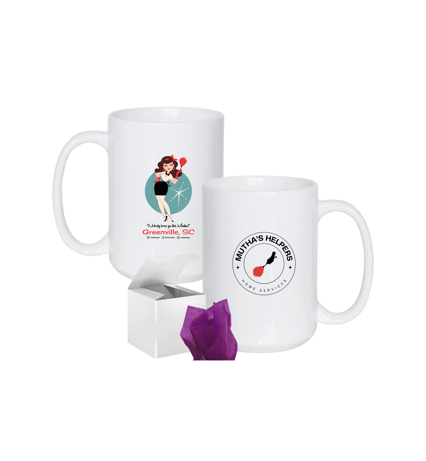 Mutha's Helpers Classic 15oz Coffee Mug