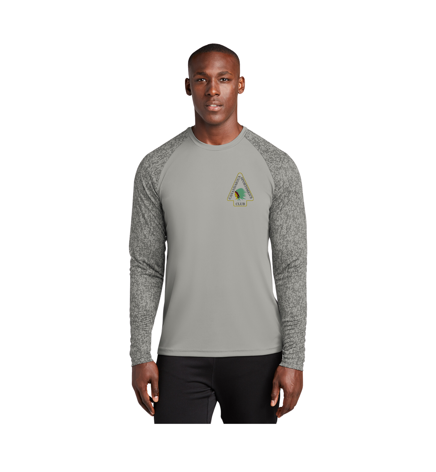 Canandaigua Sportsmen Sport-Tek ® Long Sleeve Digi Camo Tee