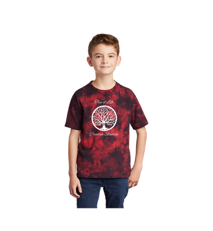 Tree of Life Youth Port & Company ® Youth Crystal Tie-Dye Tee
