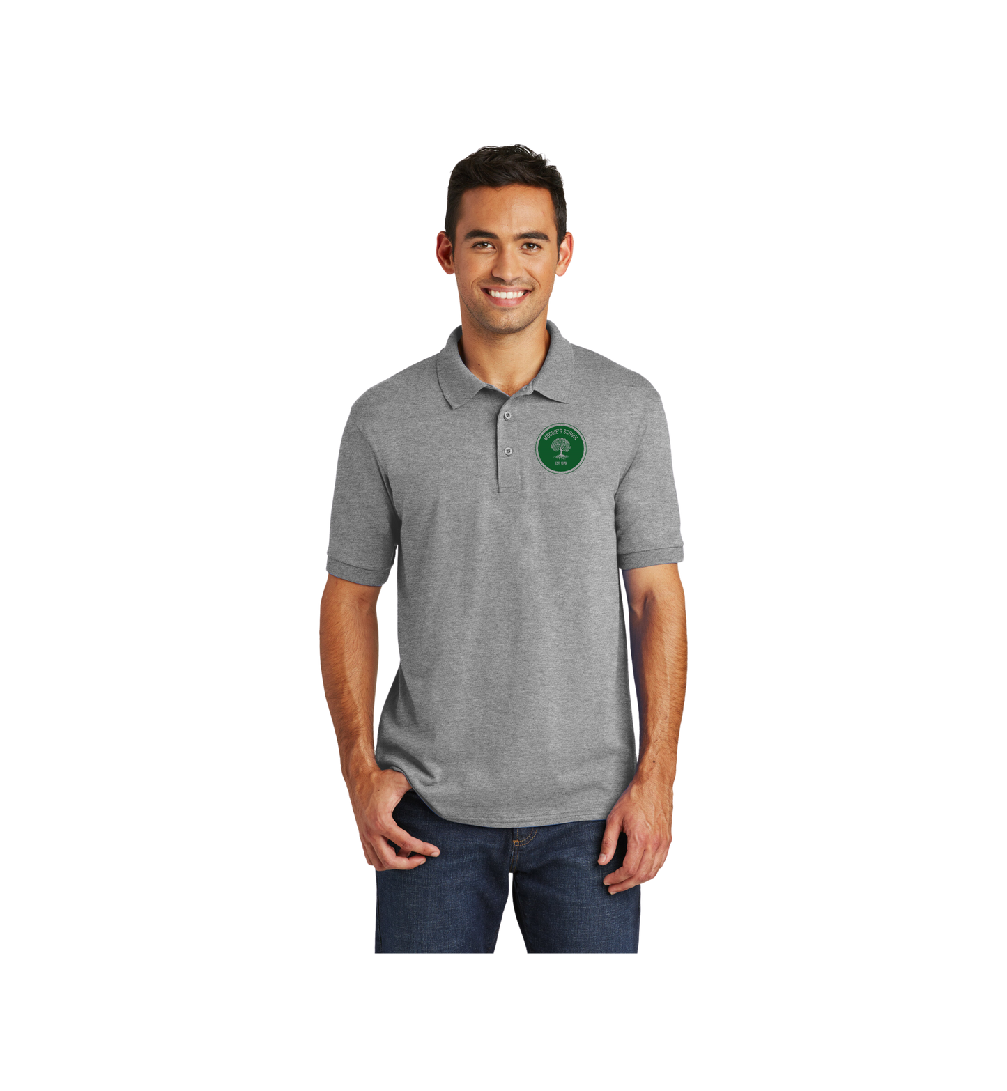 Moodie's School Unisex Port & Company® Core Blend Jersey Knit Polo