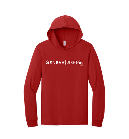 CCESL & Geneva 2030Jerzees Classics™ Unisex Cotton Long Sleeve Hooded T-Shirt