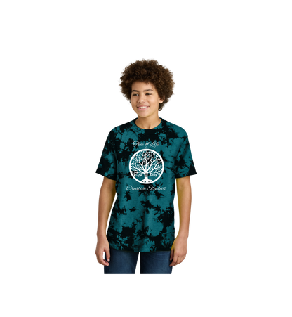 Tree of Life Youth Port & Company ® Youth Crystal Tie-Dye Tee