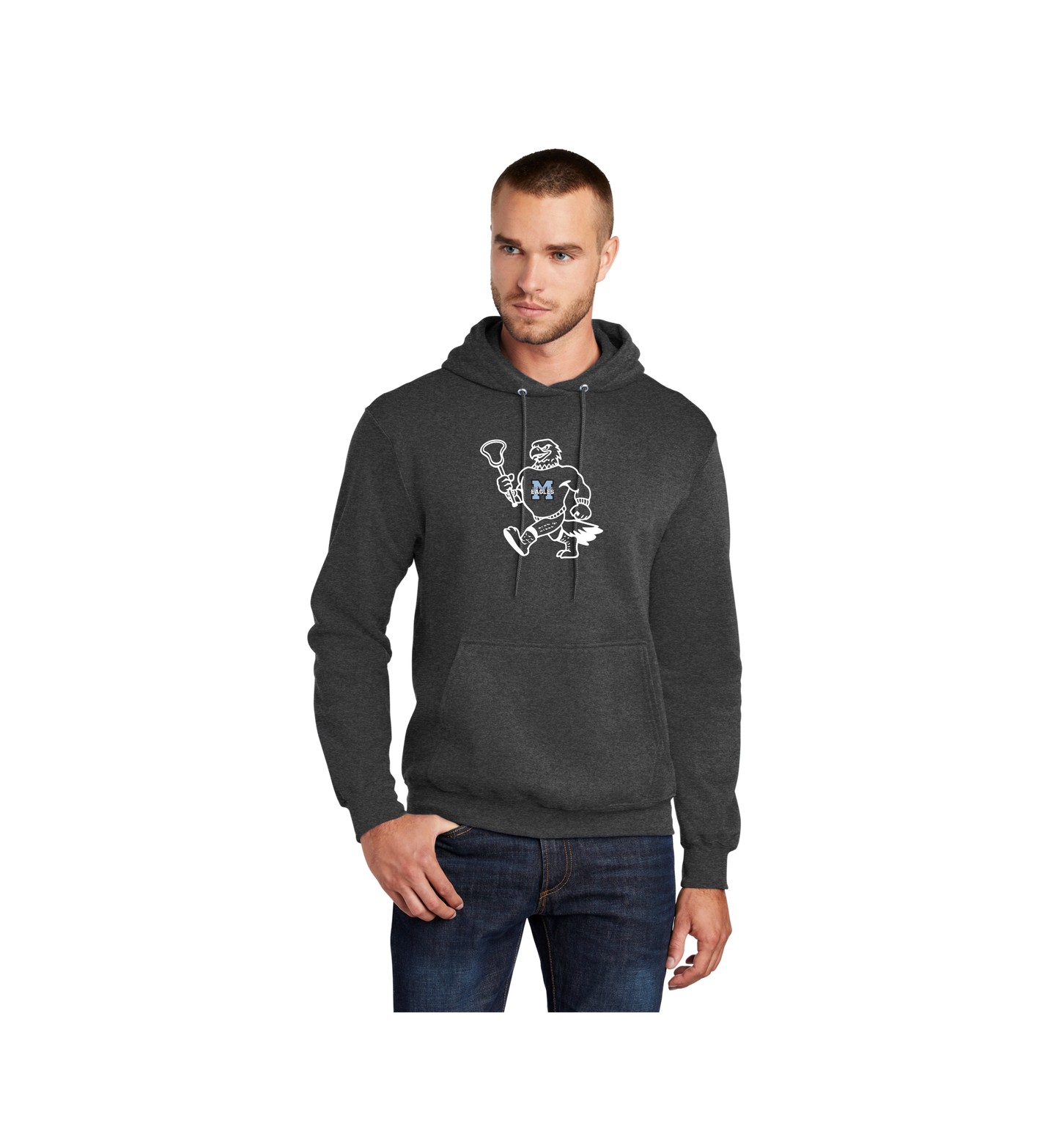 LAX Bundle - Port & Company® Core Fleece Pullover Hooded Sweatshirt
