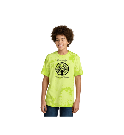 Tree of Life Youth Port & Company ® Youth Crystal Tie-Dye Tee