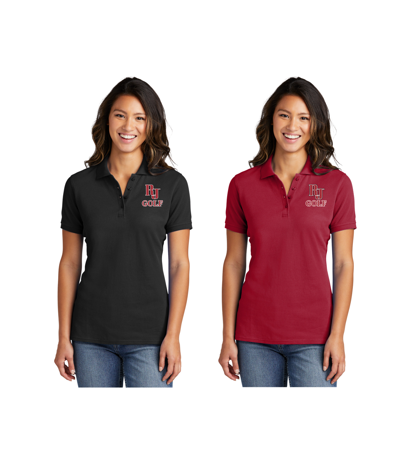 Red Jacket Golf Port & Company® Combed Ring Spun Pique Polo
