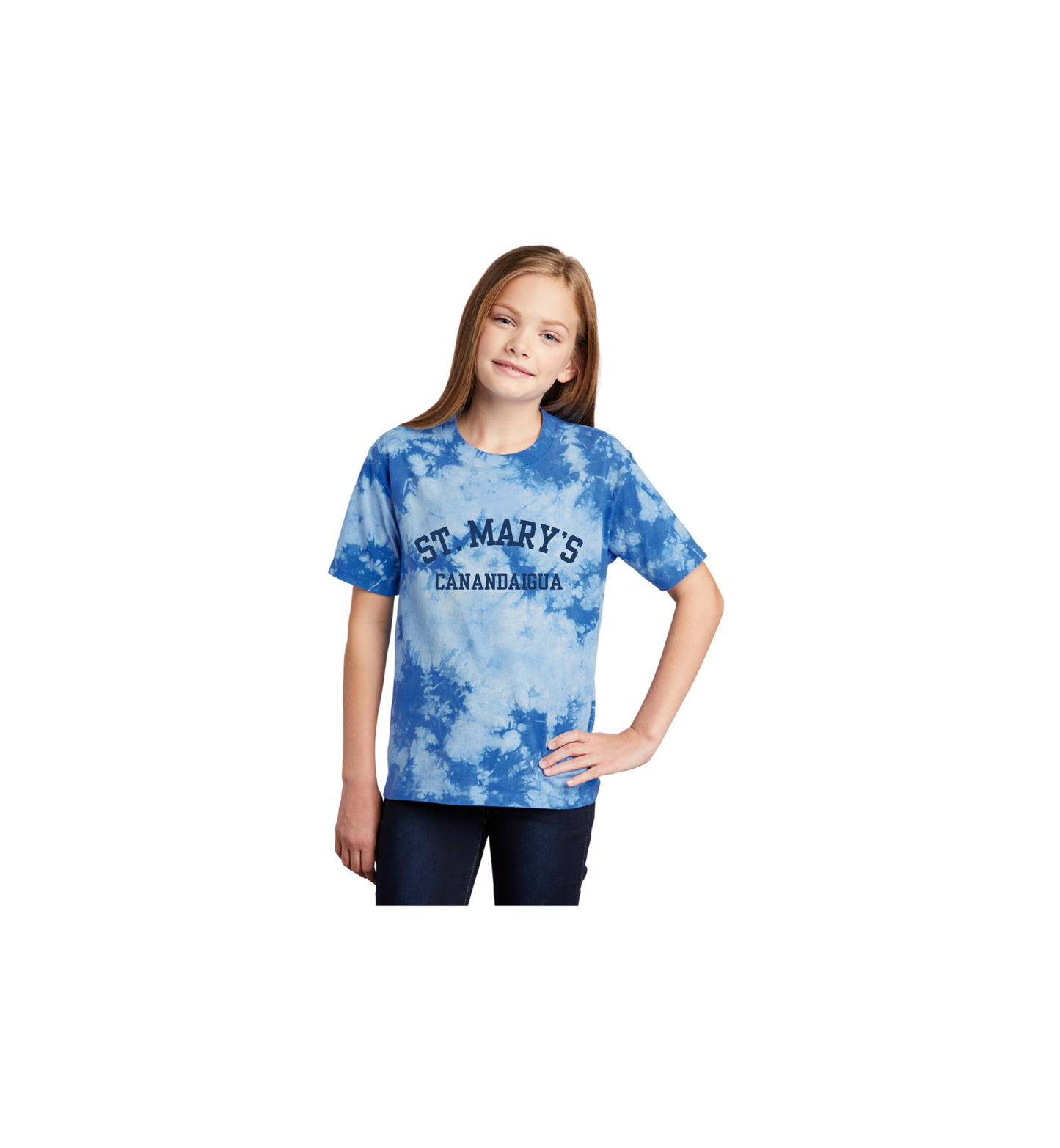St. Mary's Spirit Ware Crystal Tie-Dye Tee
