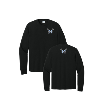 Midlakes LAX Port & Company Long Sleeve Core Cotton Tee
