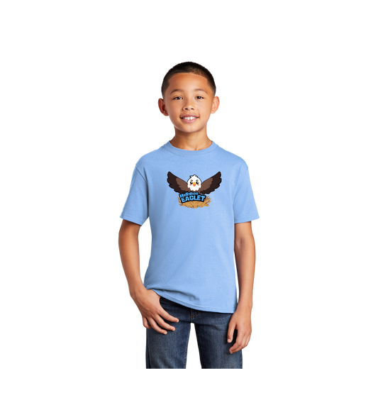 Midlakes PTO Eaglet & Nest Tee Design Port & Company Youth PC54Y
