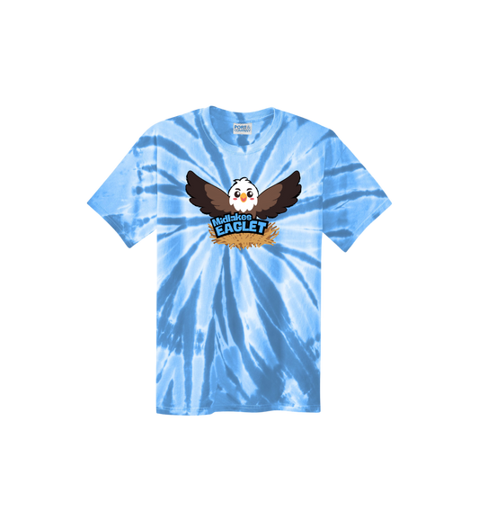 Midlakes PTO Eaglet & Nest Tee Design Port & Company Tie-Dye Tee