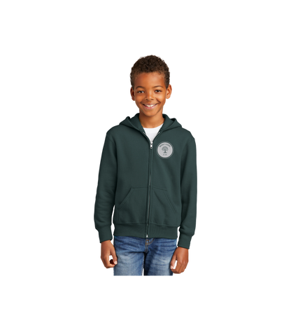 Moodie's School Port & Company® Core Fleece Full-Zip Hooded Sweatshirt