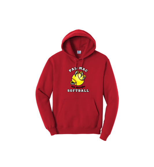 Pal-Mac Softball Fleece Pullover Hooded Sweatshirt