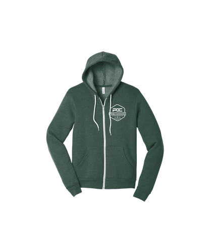 PCC BELLA+CANVAS Unisex Sponge Fleece Full-Zip Hoodie