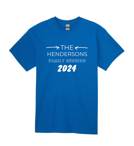 Custom Family Reunion Tee