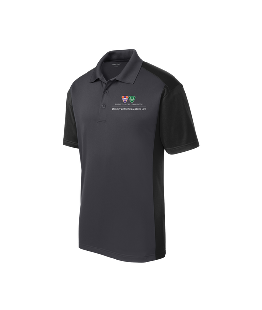 HWS Student Activities & Greek Life Sport-Tek Unisex Colorblock Micropique Sport-Wick Polo