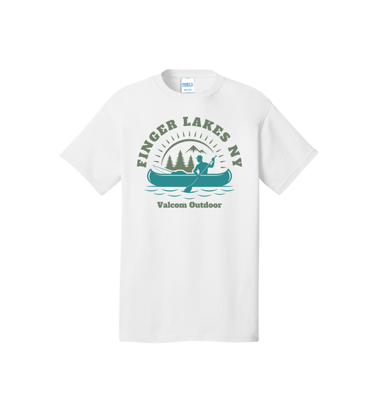 Valcom Outdoor Finger Lakes New York Canoe Tee