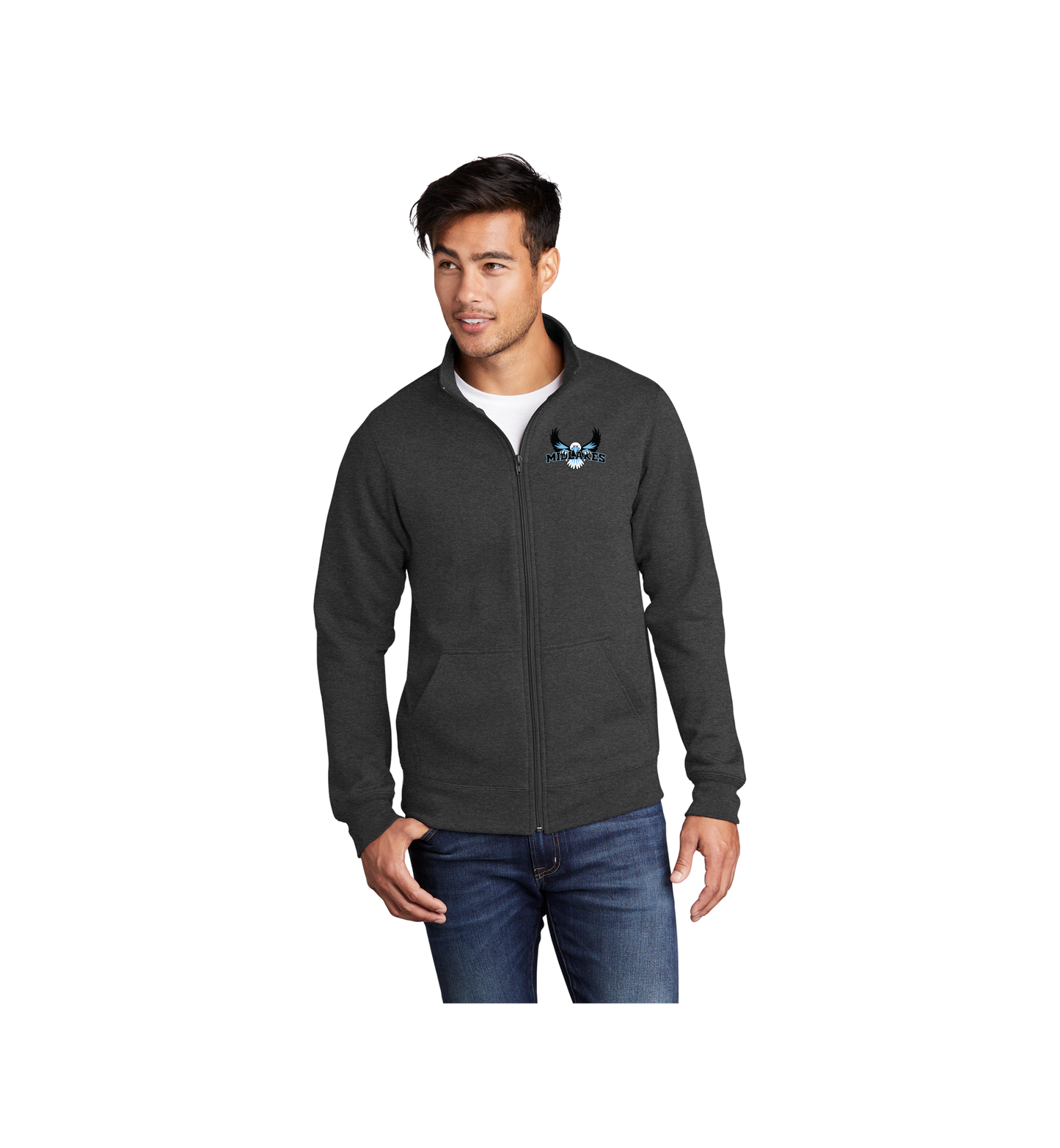 Midlakes Port & Company ® Core Fleece Cadet Full-Zip Sweatshirt