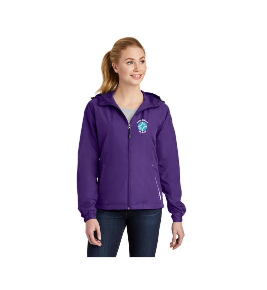 Lake Effect LST76 Sport-Tek® Women's Colorblock Hooded Raglan Jacket