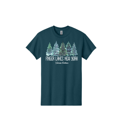 Valcom Outdoor Finger Lakes New York Snowy Winter Tee