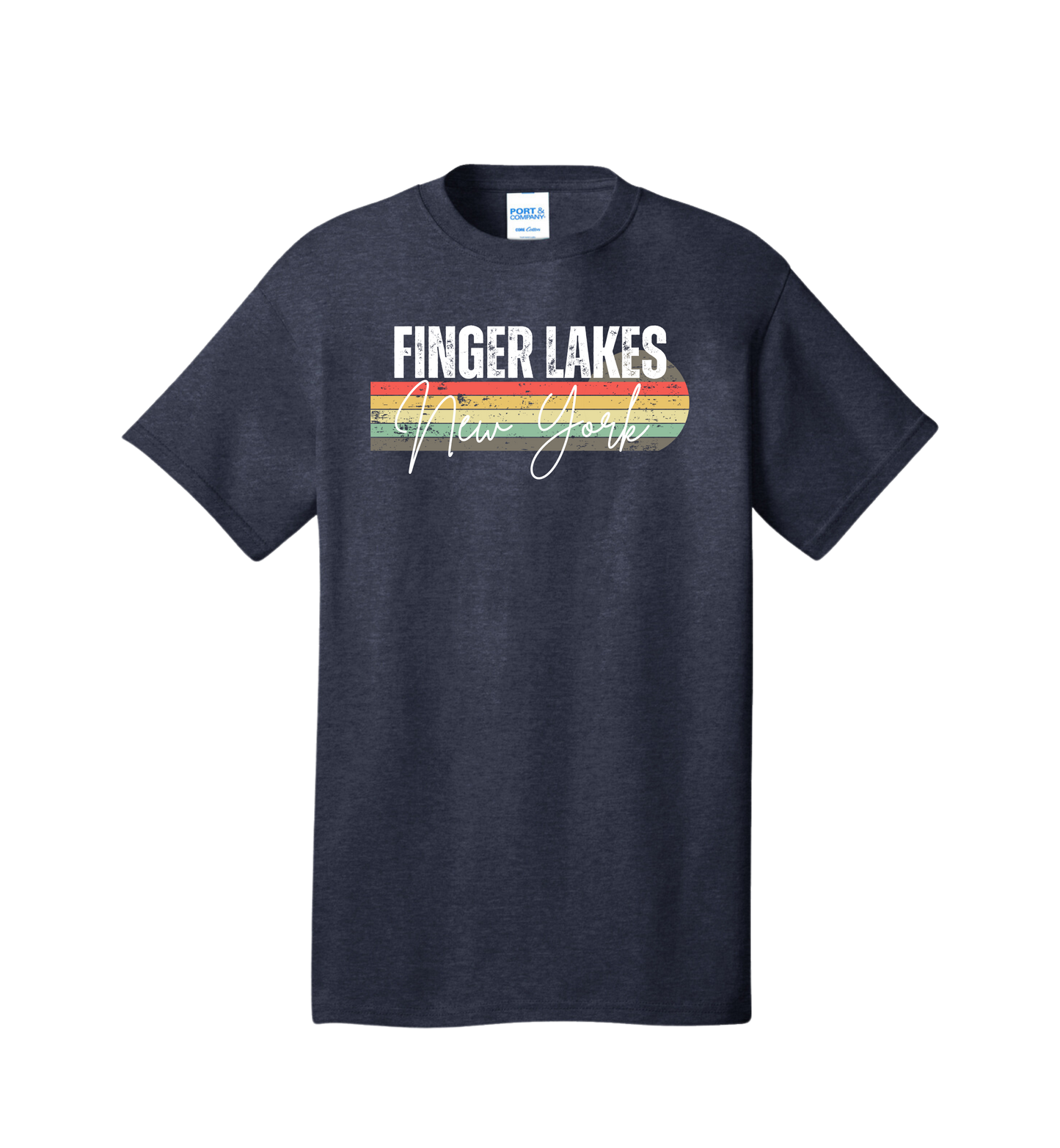 Finger Lakes New York Retro Tee