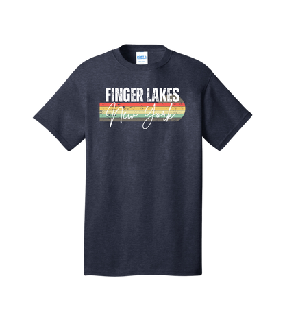 Finger Lakes New York Retro Tee