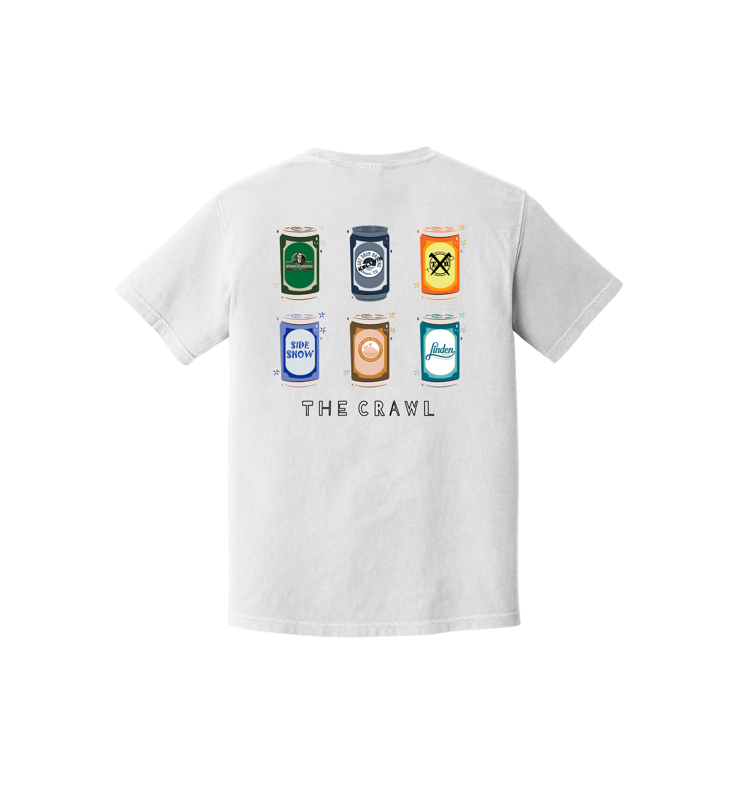HWS Senior Bar Crawl Comfort Colors ® Heavyweight Ring Spun Pocket Tee