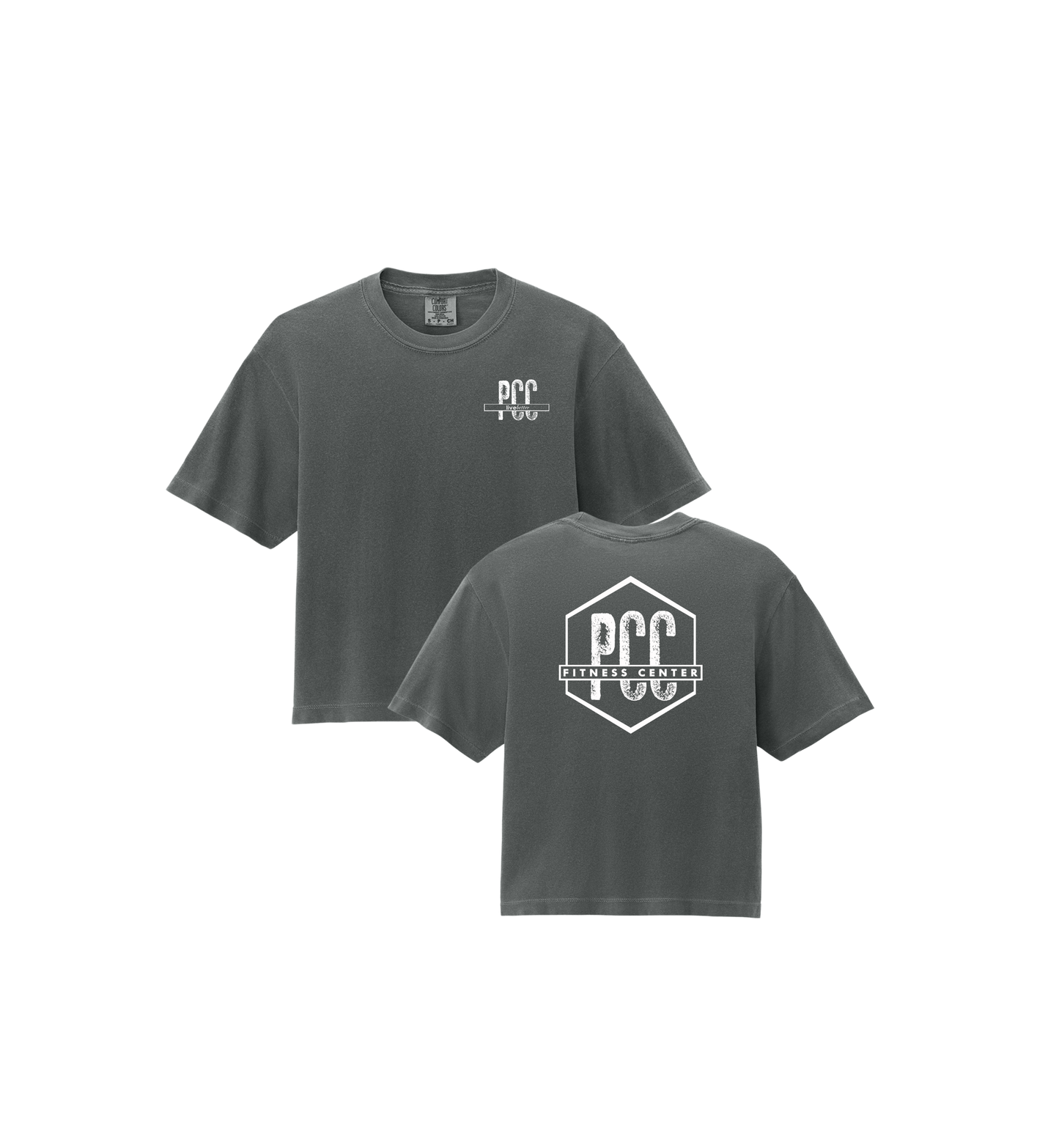 PCC Fitness Center Staff Comfort Colors® Women’s Heavyweight Boxy Tee