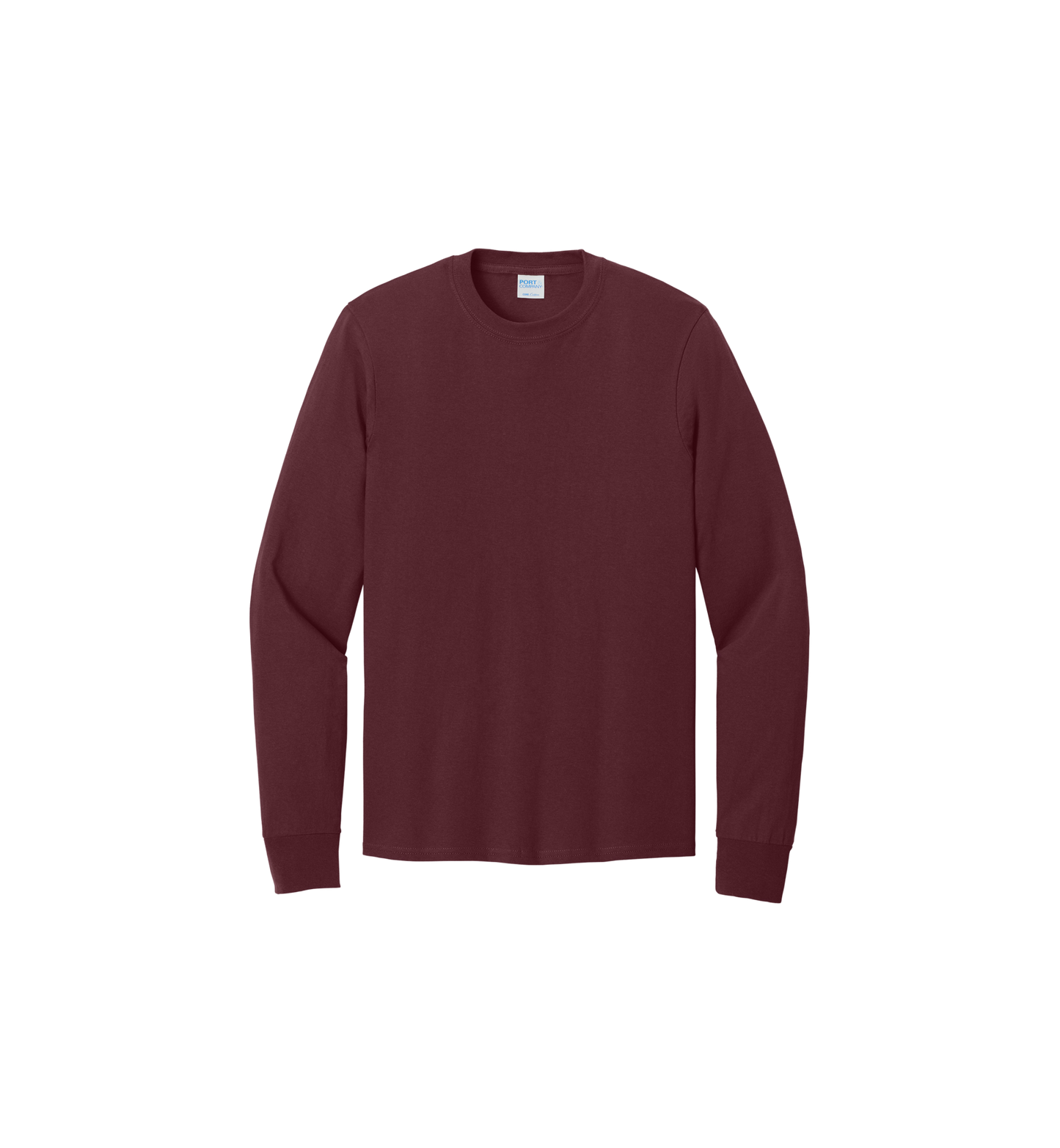 Custom Print Port & Co. Youth Long Sleeve Core Cotton Tee