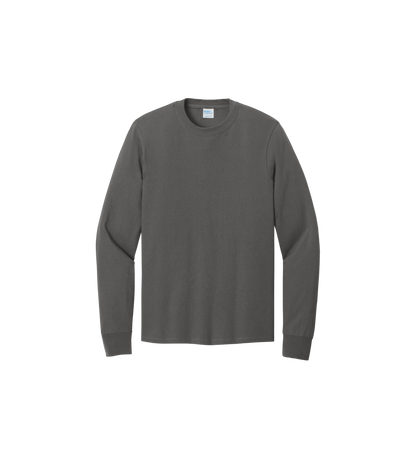 Custom Print Port & Co. Youth Long Sleeve Core Cotton Tee