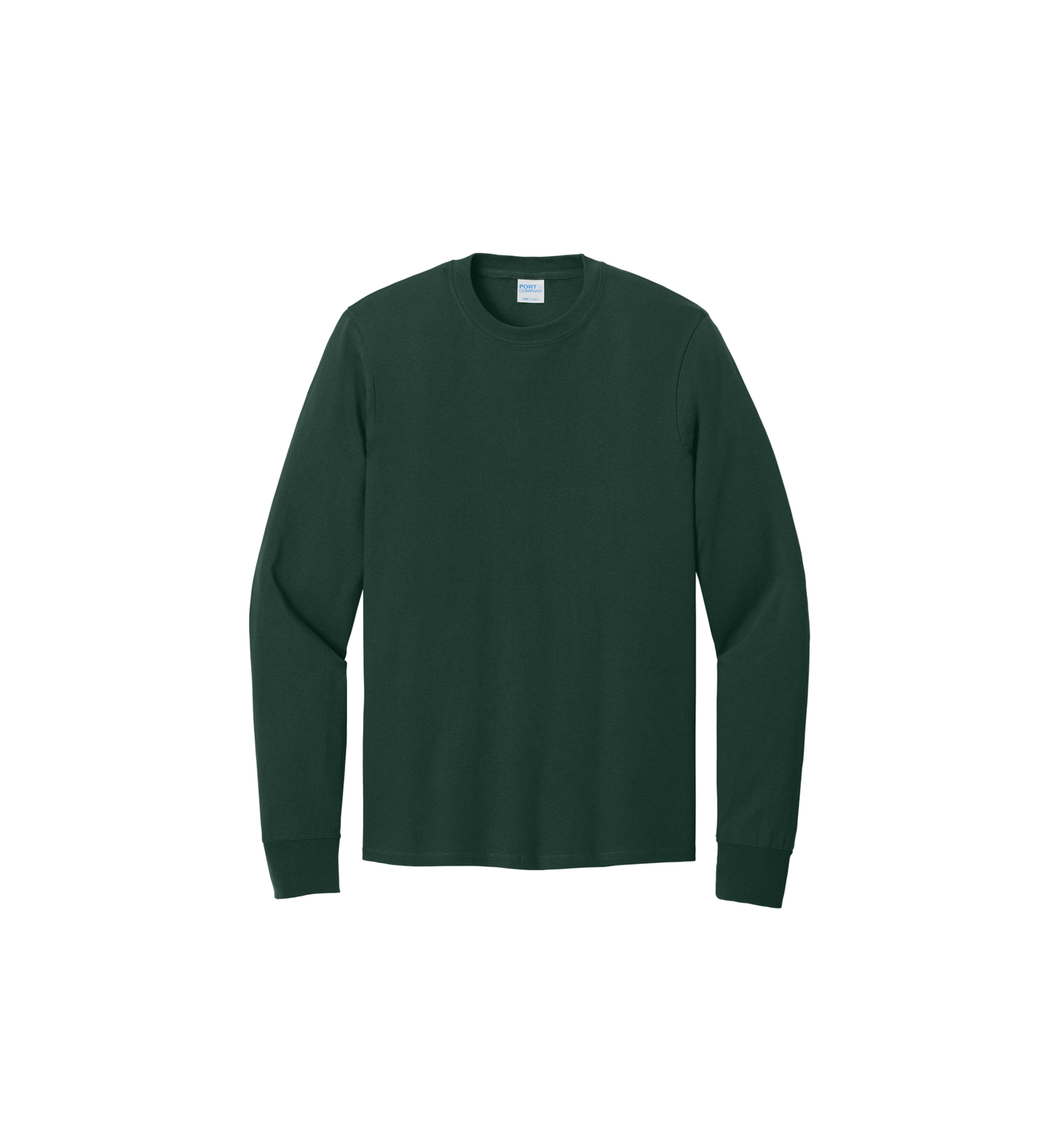 Custom Print Port & Co. Youth Long Sleeve Core Cotton Tee